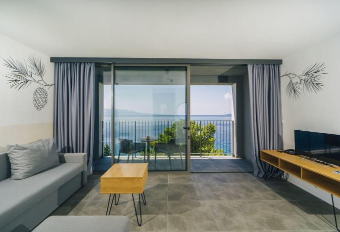 Zimmerbeispiel Familiensuite „Balkon Meerblick 2RSM“