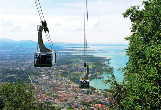 Seilbahn auf den Pfänder