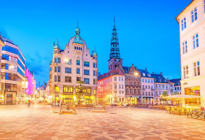 Fussgängerzone in Kopenhagen