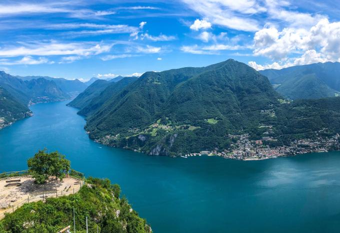 Blick vom Monte San Salvatore