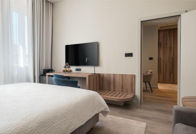 Zimmerbeispiel, Doppelzimmer Meerseite "Heritage"