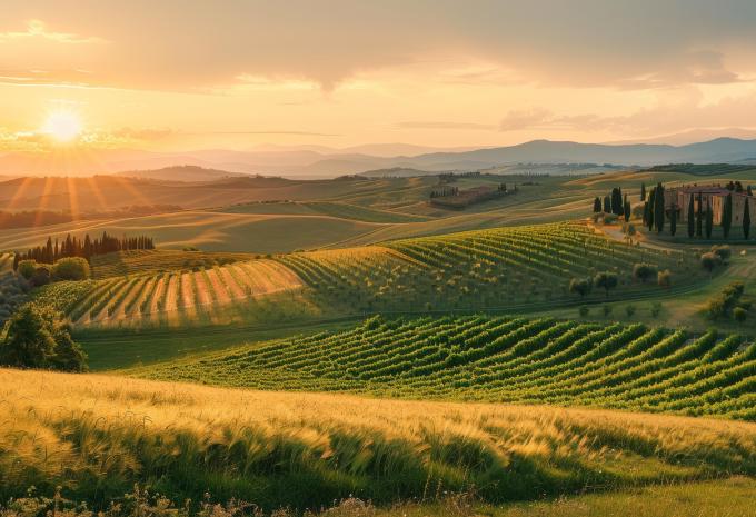 Toskana - KI-generiert/optimiert