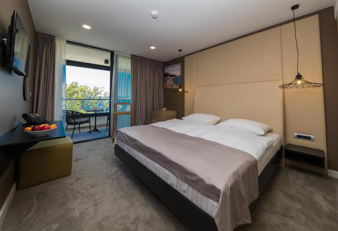 Zimmerbeispiel, Superior Doppelzimmer Balkon Meerseite