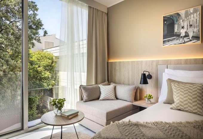 Zimmerbeispiel, Superior Dreibettzimmer Balkon oder Terrasse "2+1"