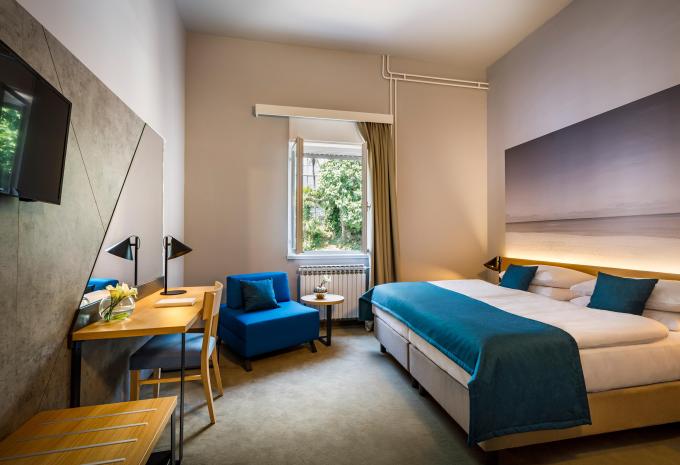 Zimmerbeispiel, Doppelzimmer (DZ) „Standard Stadtblick“