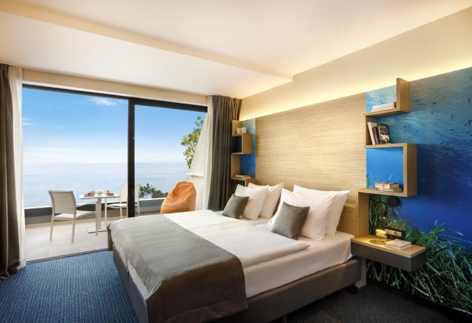 Zimmerbeispiel, Doppelzimmer (DZ) „Superior Balkon Meerblick“