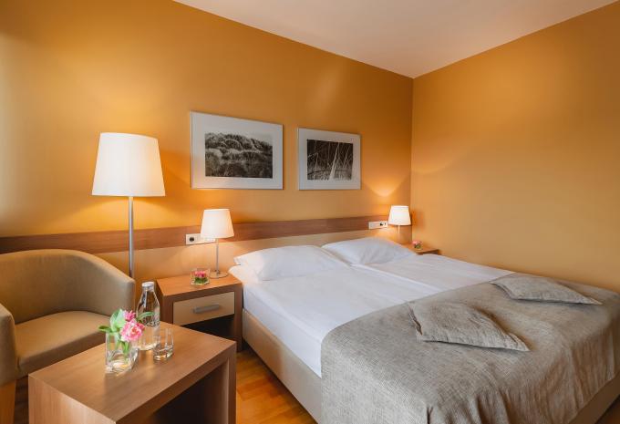 Zimmerbeispiel, Standard Doppelzimmer Waldblick