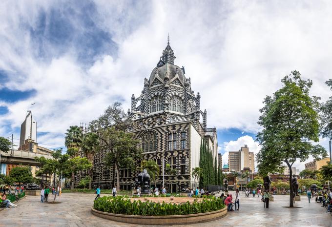 Botero Square and Palace of Culture, Medellín