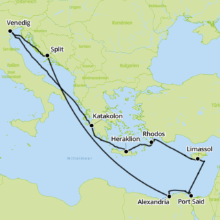 Routenkarte Saison A, C, D