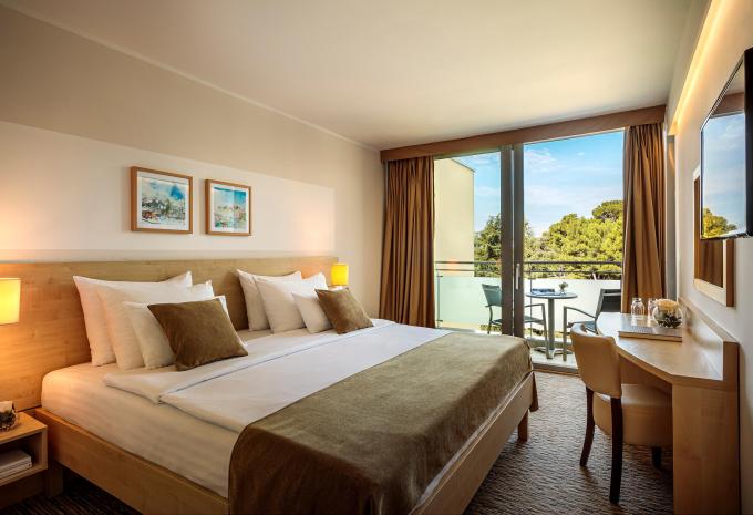 Zimmerbeispiel, Doppelzimmer (DZ) „Parkseite Balkon 2 ST2PB“