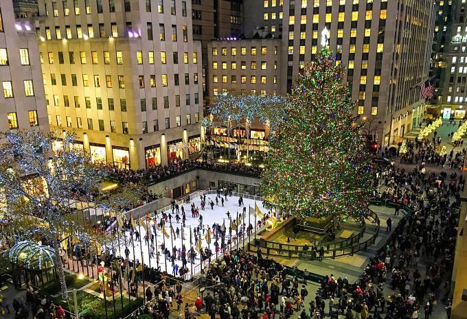 Eislaufplatz am Rockefeller Center
