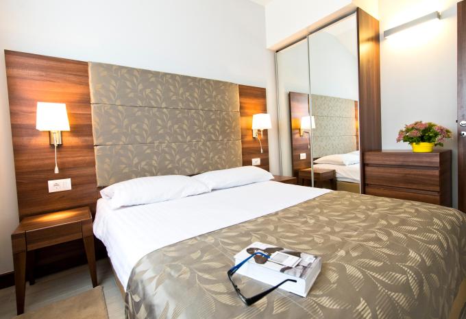 Zimmerbeispiel, Superior Apartment Balkon oder Terrasse "2 Erwachsene + 2 Kinder" 1 Schlafzimmer