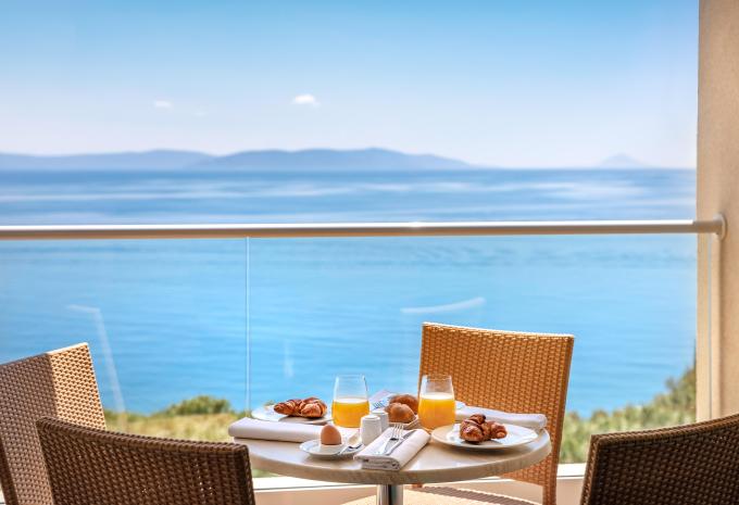 Zimmerbeispiel, Familienzimmer (FZ) „Meerblick Balkon 2+2 SU4SB“