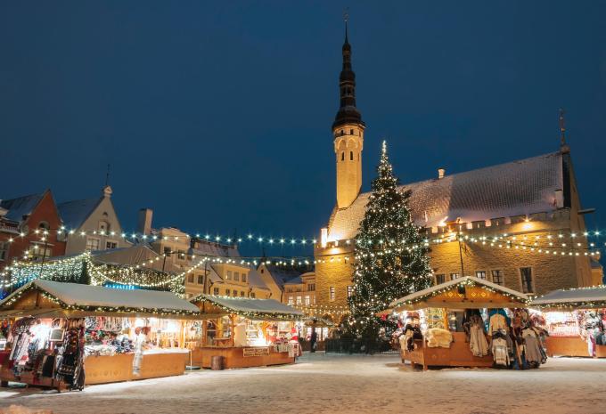 Weihnachtsmarkt in Tallinn