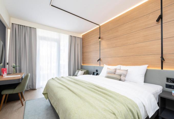 Zimmerbeispiel, Einzelzimmer Parkseite "C1P"