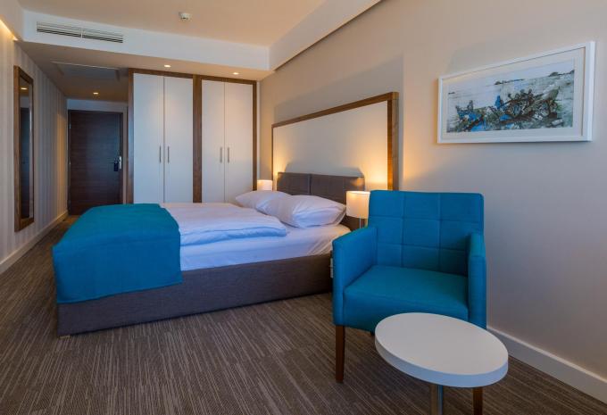 Zimmerbeispiel, TW01 Standard Zweibettzimmer Balkon S2BP