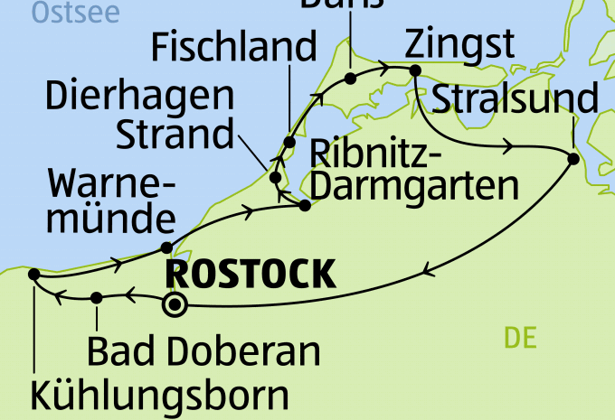 Ostsee - Seebäder & Nationalpark - Radtour