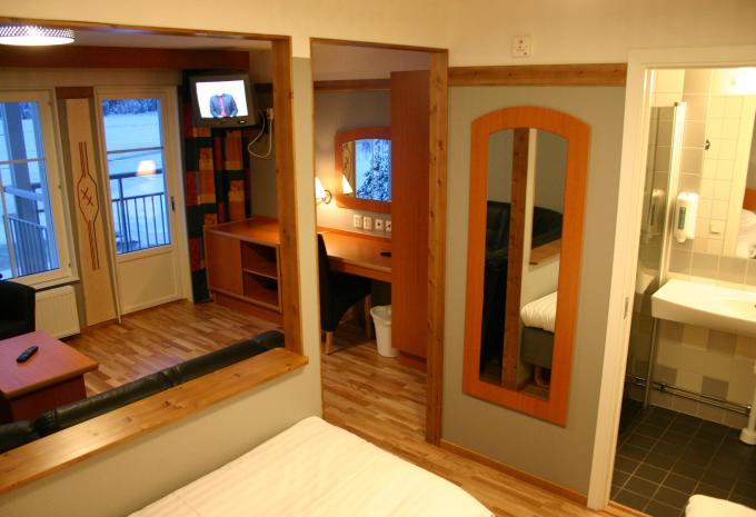 Komfortzimmer im Hotel Storforsen