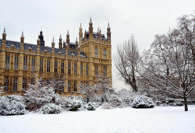 Houses of Parliaments im Winter