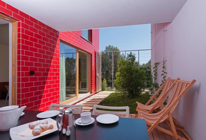 Zimmerbeispiel, Apartment Terrasse "N52+"