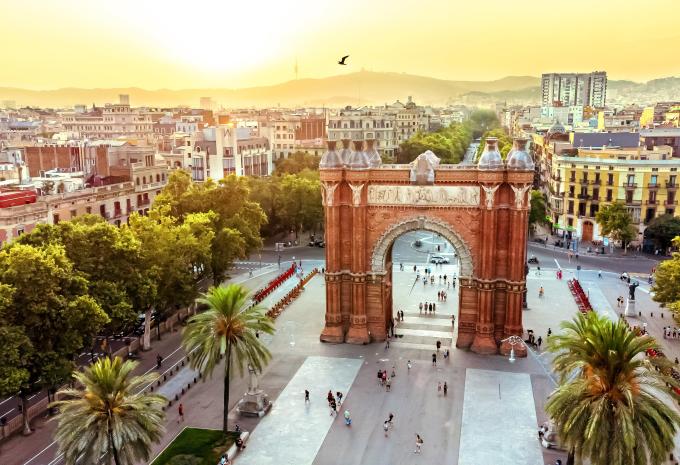 Barcelona - Flugreise