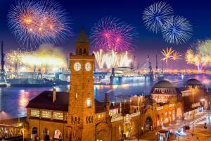 Silvester am Hafen