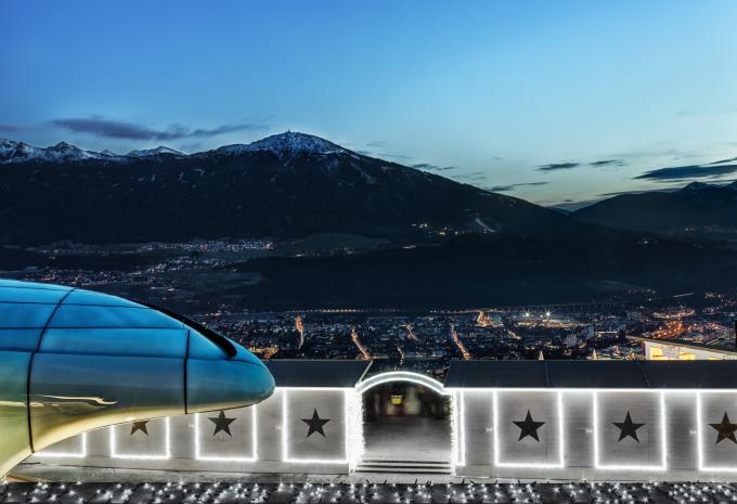 Panorama Christkindlmarkt Innsbruck
