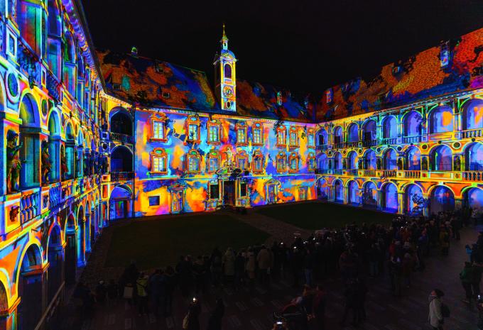 Light & Music Show in der Hofburg Brixen